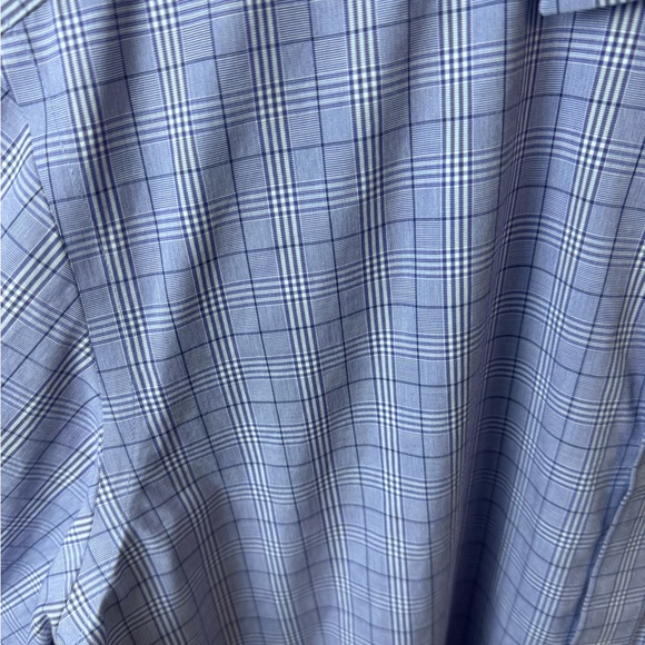 Black Brown 1826 Shirt 18-35 100% Egyptian Cotton Purple/White Plaid Classic Fit - Picture 3 of 11